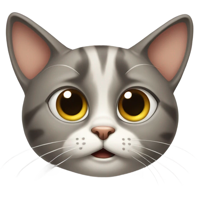 Confused cat emoji