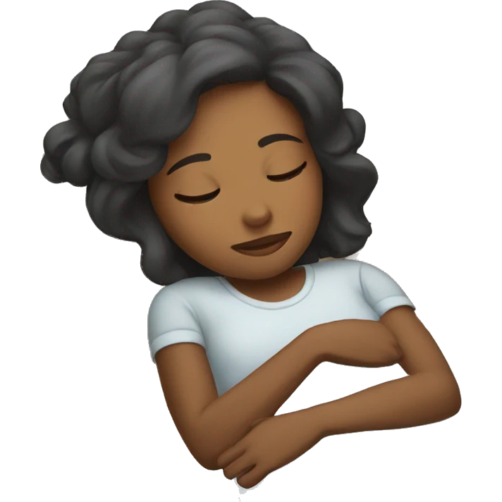 Girl sleeping  emoji