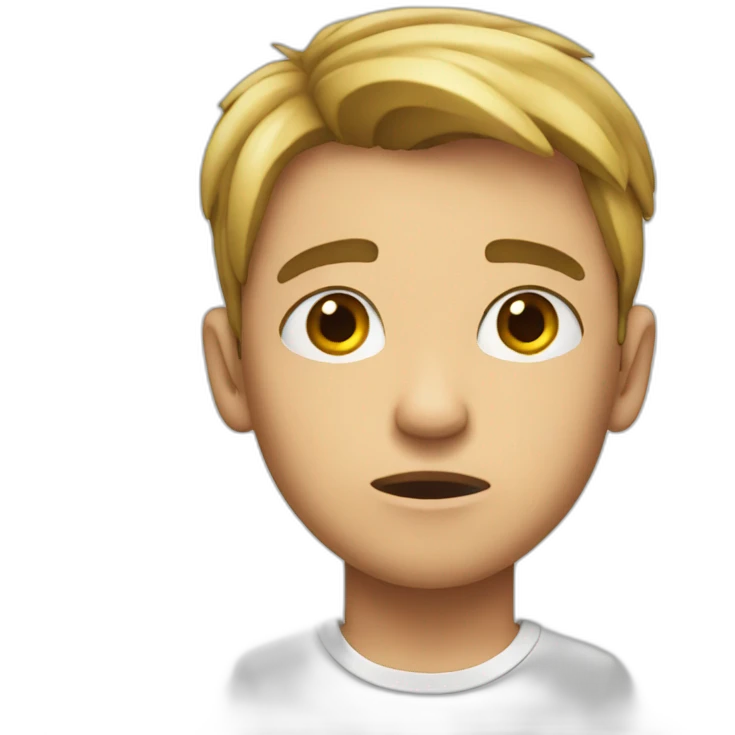 guilty boy emoji