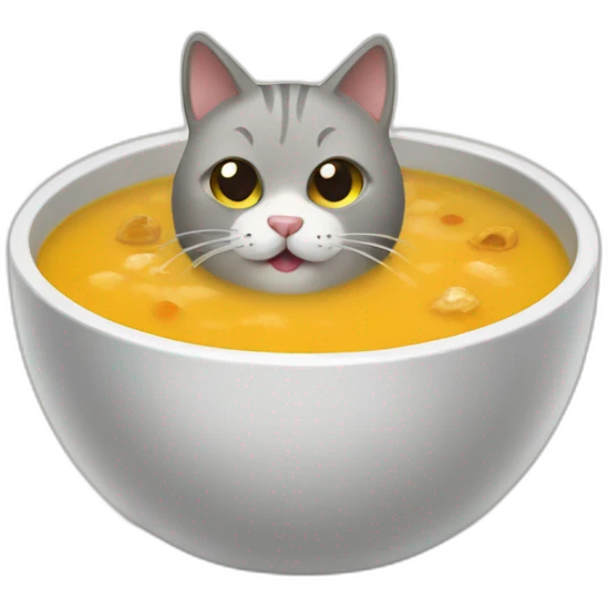 cat soup emoji