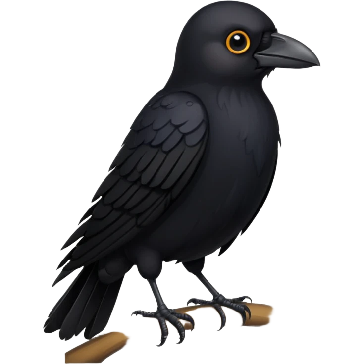 cute crow emoji