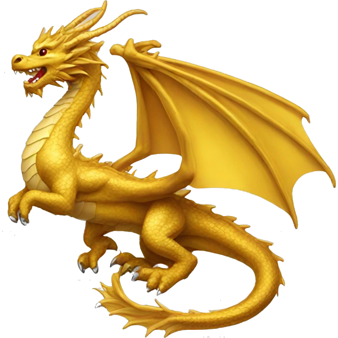golden dragon emoji