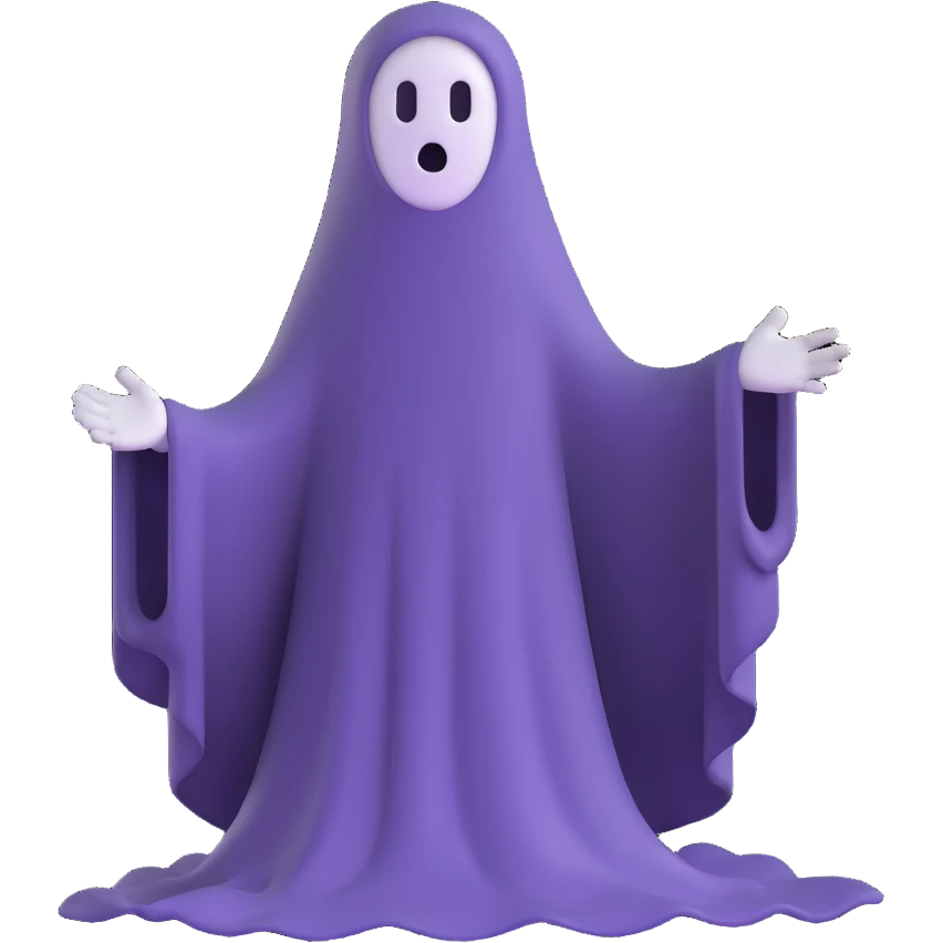 spooky ghost emoji