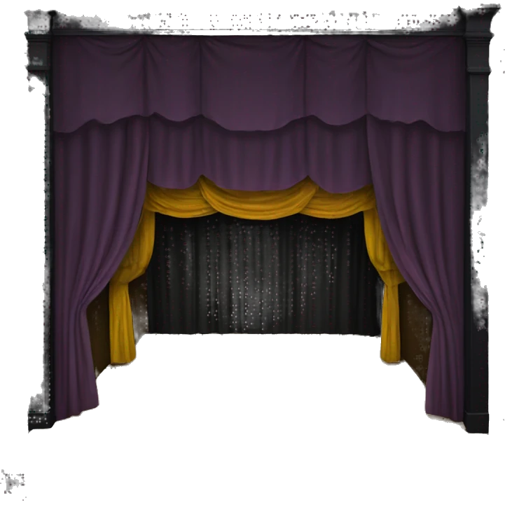 black box theatre stage emoji
