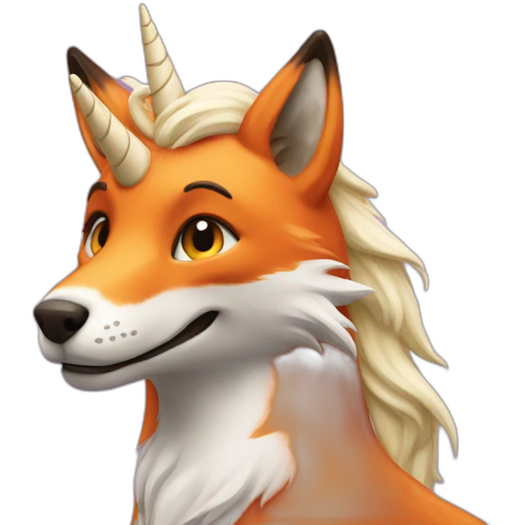 fox and unicorn emoji