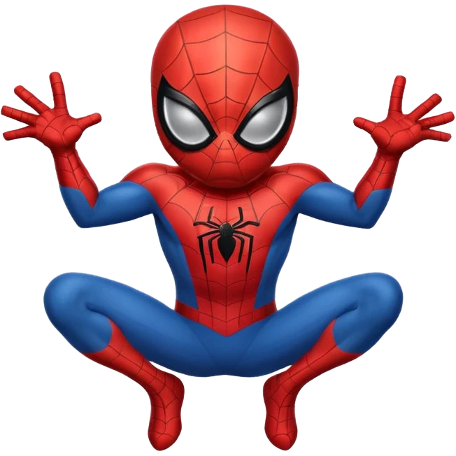 Spiderman cute emoji
