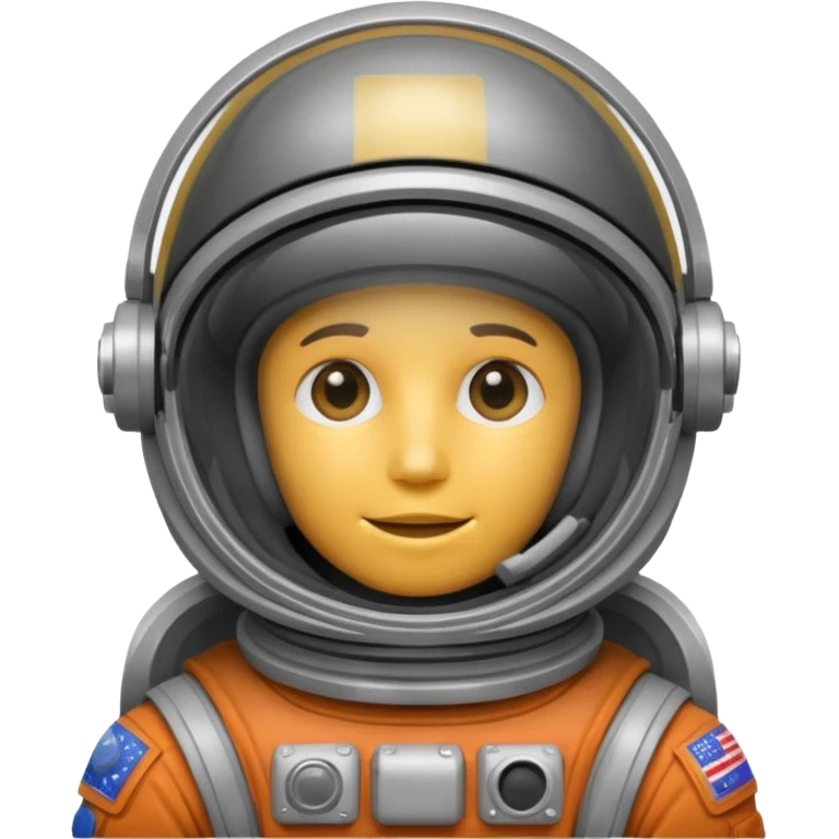 empty dark grey astronaut helmet emoji