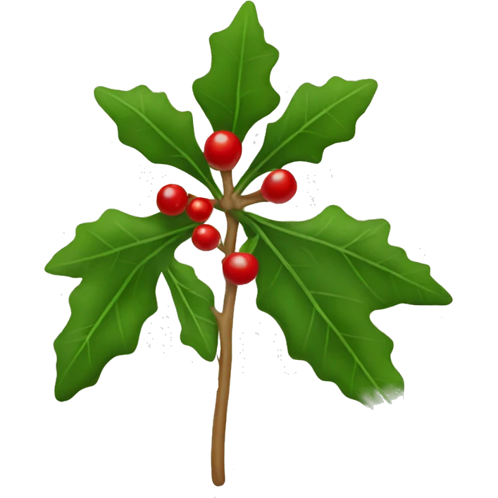 mistletoe  emoji