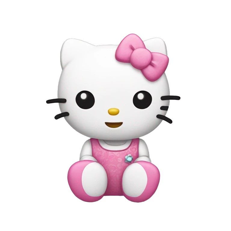 Милая hello kitty emoji