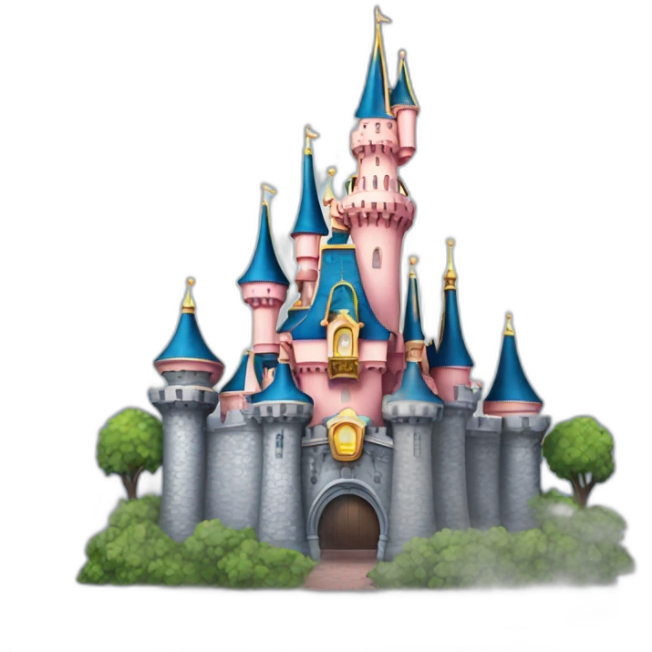 Disneyland Paris castle emoji
