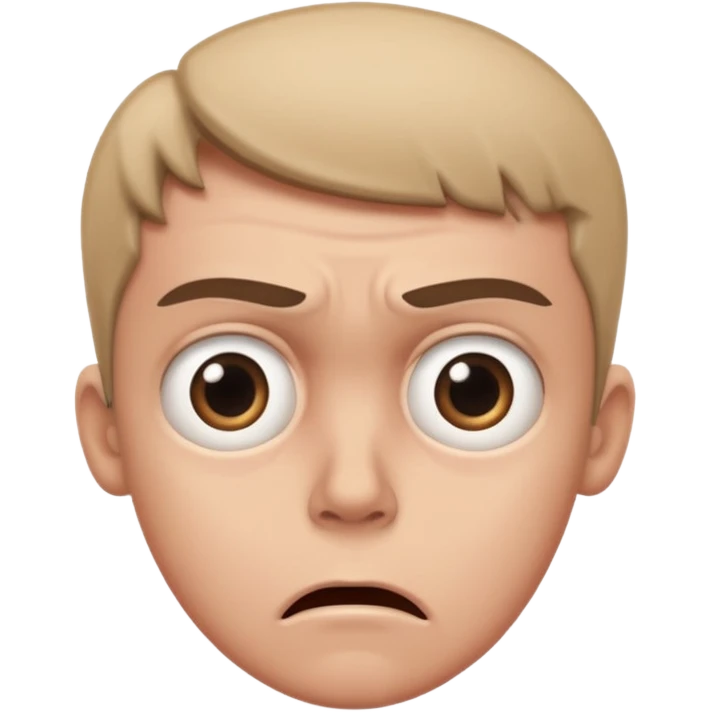Fear and worried mixed emoji