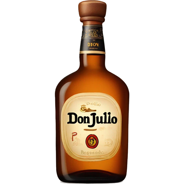 small bottle of don julio repasado  emoji