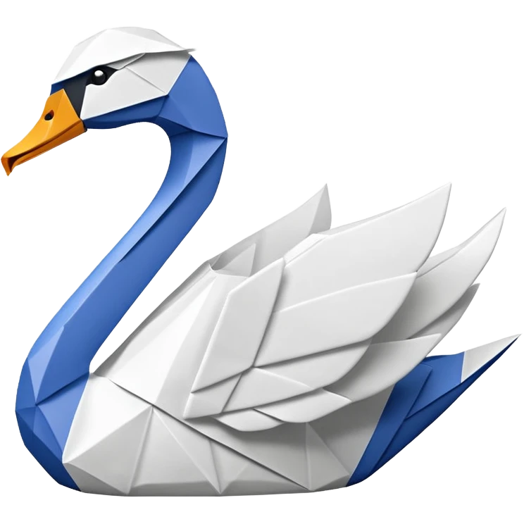 Origami swan like Prison Break version which Michel Scolfild made one. emoji