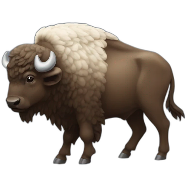 winged buffalo emoji