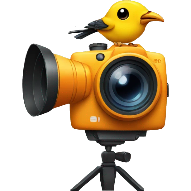 Bird camera  emoji