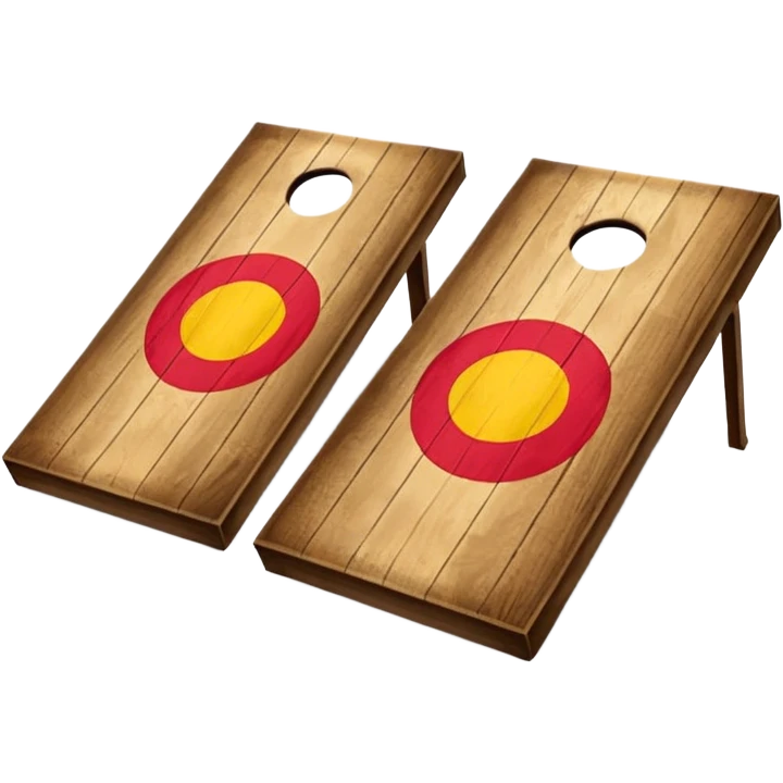 Cornhole emoji