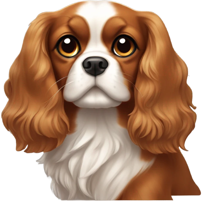caramel cavalier king charles emoji