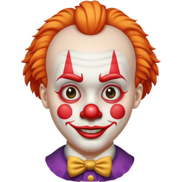 clown with proper formal haircut emoji