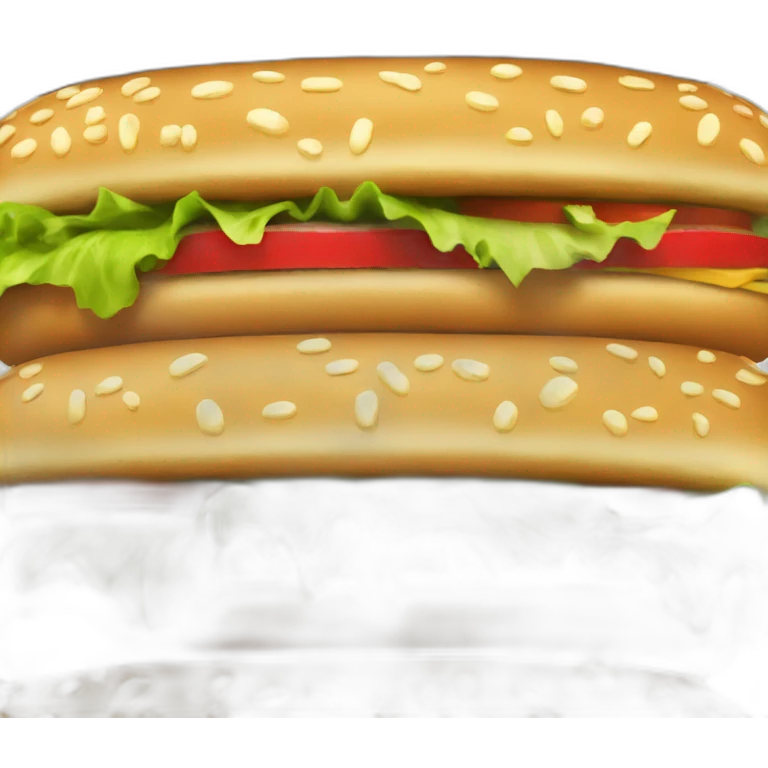 Big mac emoji