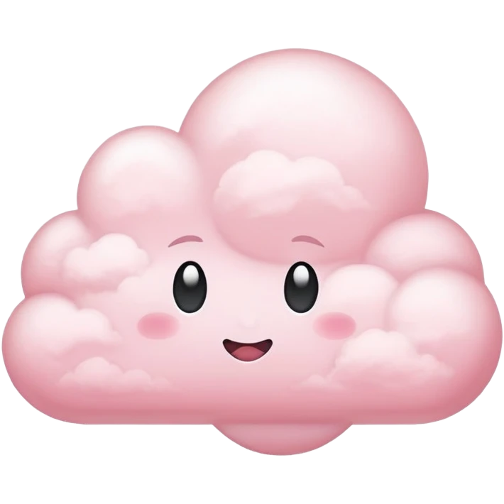 pastel pink cloud emoji
