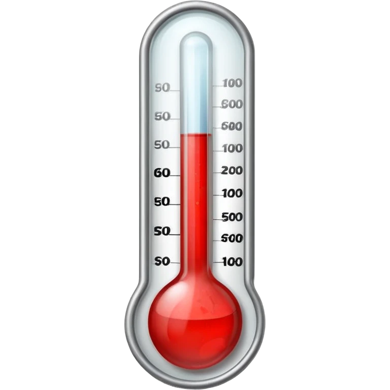 thermometer  with blood emoji