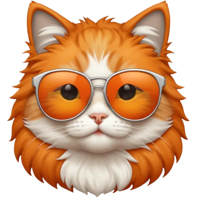 Cat wearing sunglasses emoji