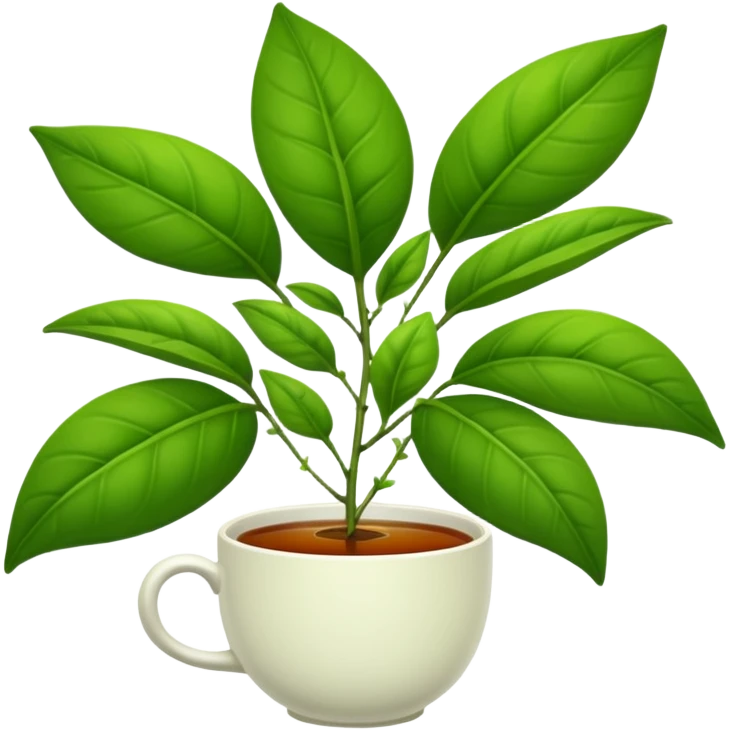tea plant emoji