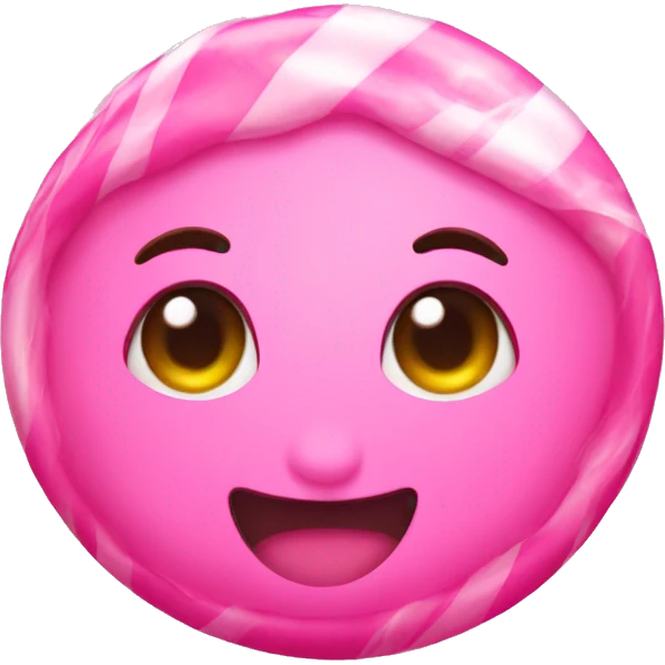 Candy in pink  emoji