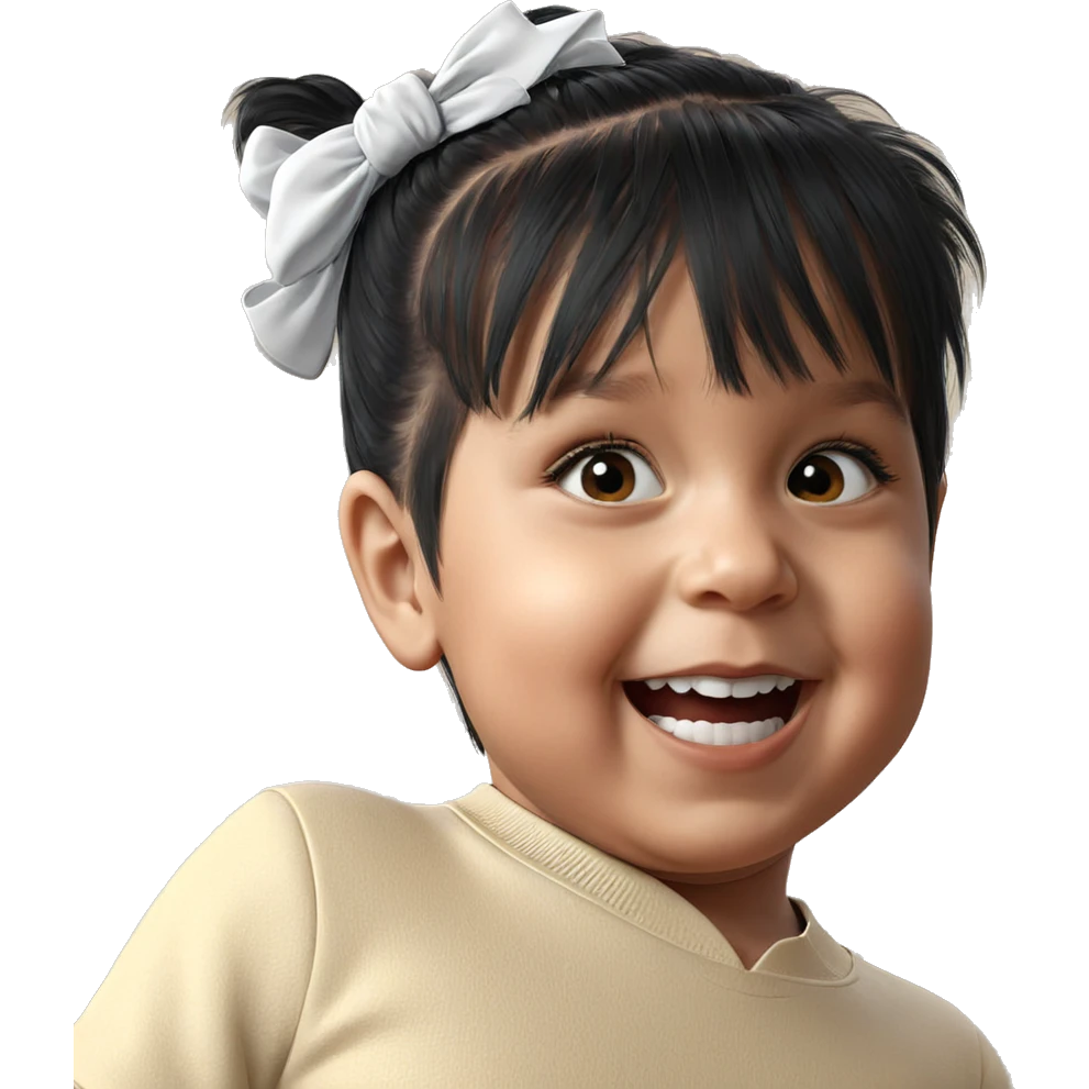 girl with black hair portrait emoji