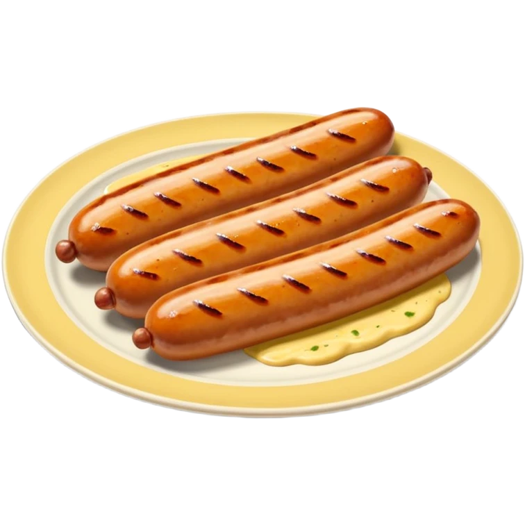 romanian sausages with mustard emoji