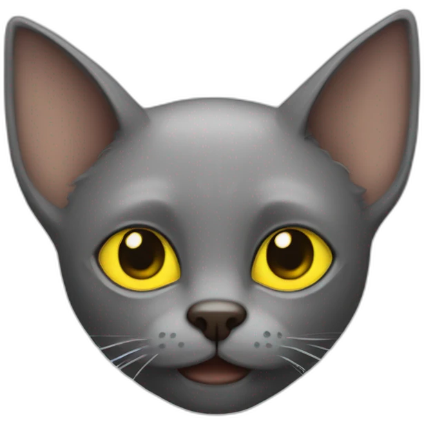 Cat-bat-grey-yelloweyes emoji