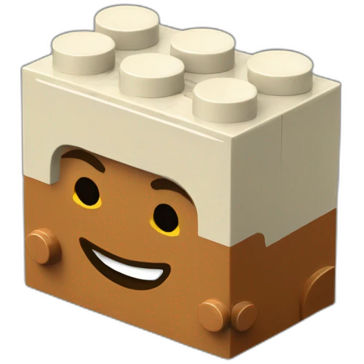 Lego brick emoji