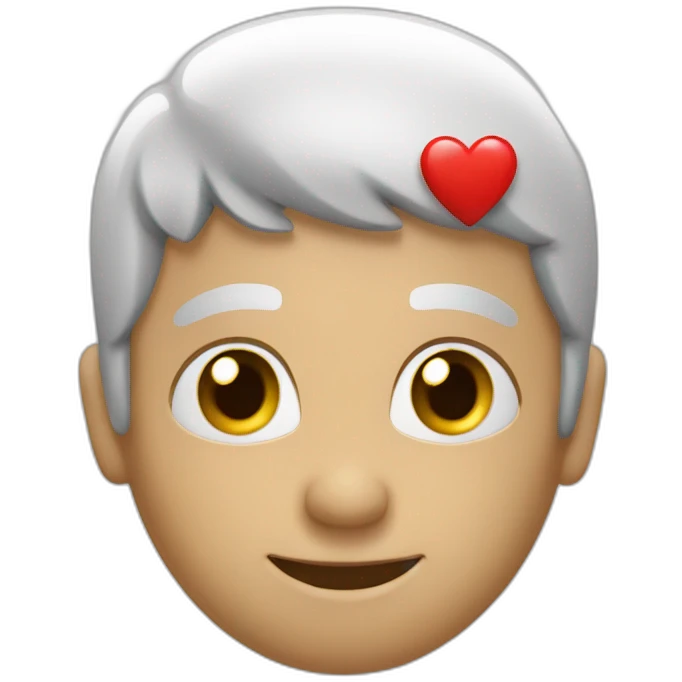 coeur dans une main emoji