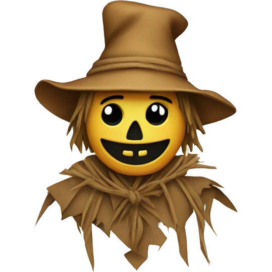 Scarecrow emoji
