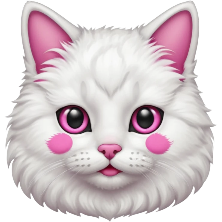 Give me cat with mustache black mustache  emoji