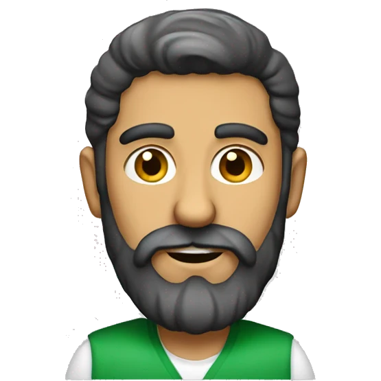 Shady bearded Italian guy  emoji
