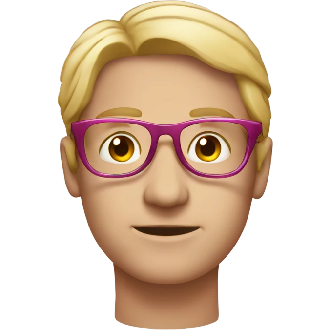 rose-coloured glasses emoji