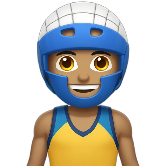 Beach volleyball man player emoji