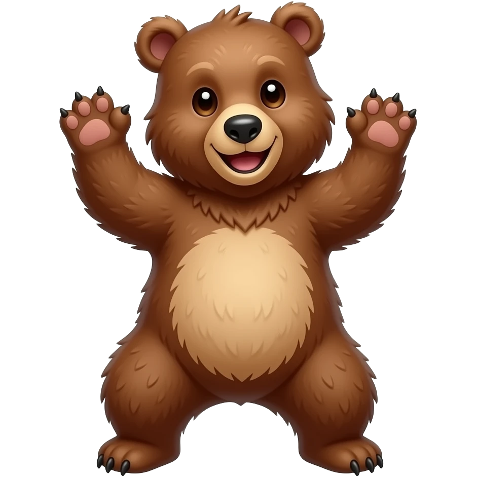 Dancing bear emoji