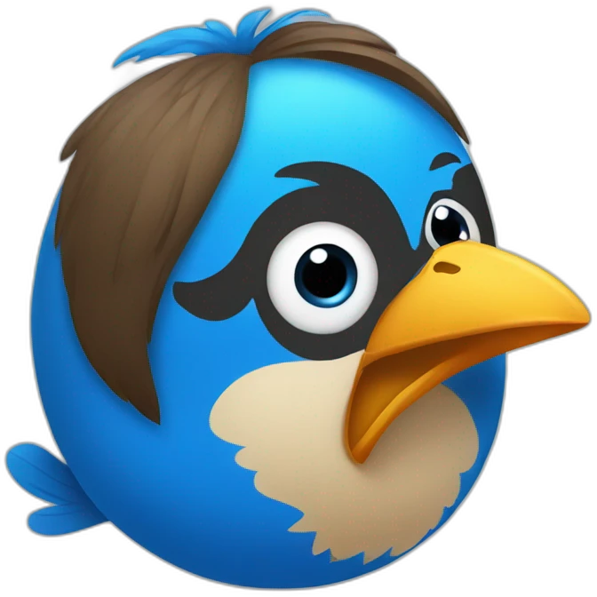 TWITTER BLUE BIRD emoji