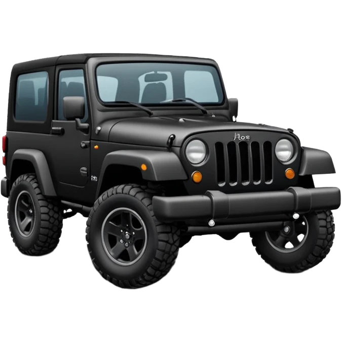 black jeep emoji