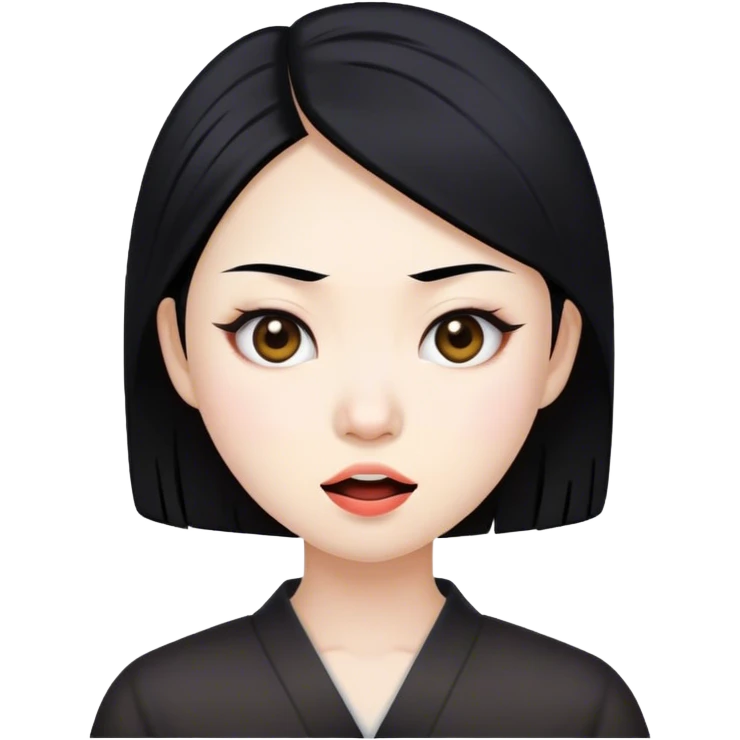 crazy asian woman emoji