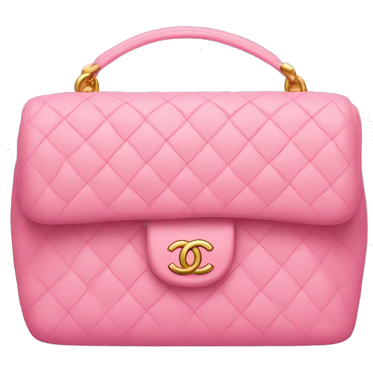 Pink Chanel bag emoji