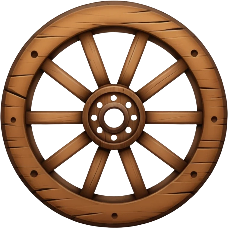 wooden Wheel  emoji