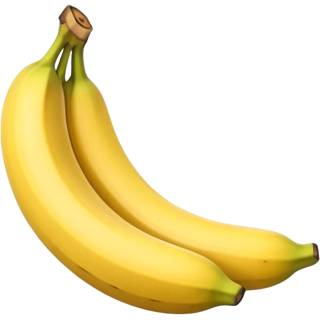 Banana cuts in 3D emoji