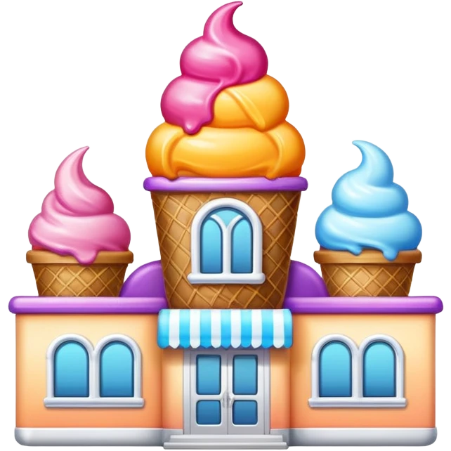 Ice cream factory  emoji