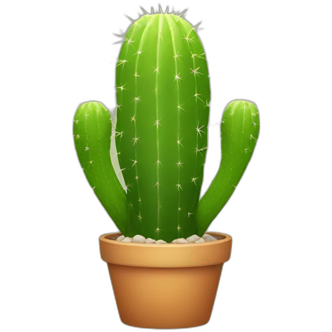 nose shape cactus emoji