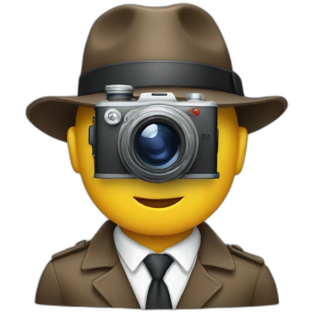 Inspector camera emoji