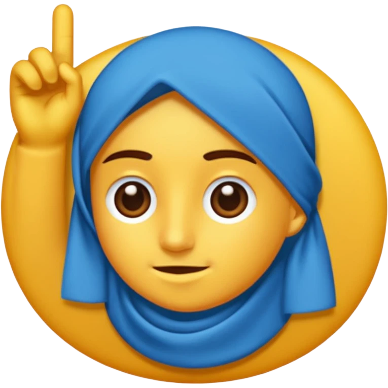 Mavi tik 12 köşeli yuvarlak emoji