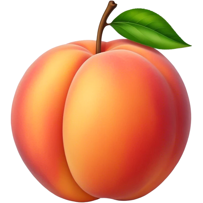 Peach emoji